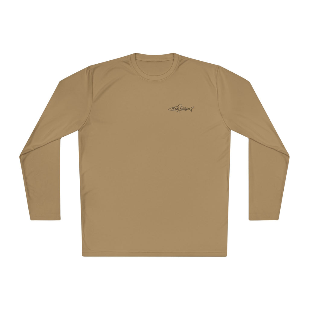 Fish More Worry Less Long Sleeve Athletic Tee