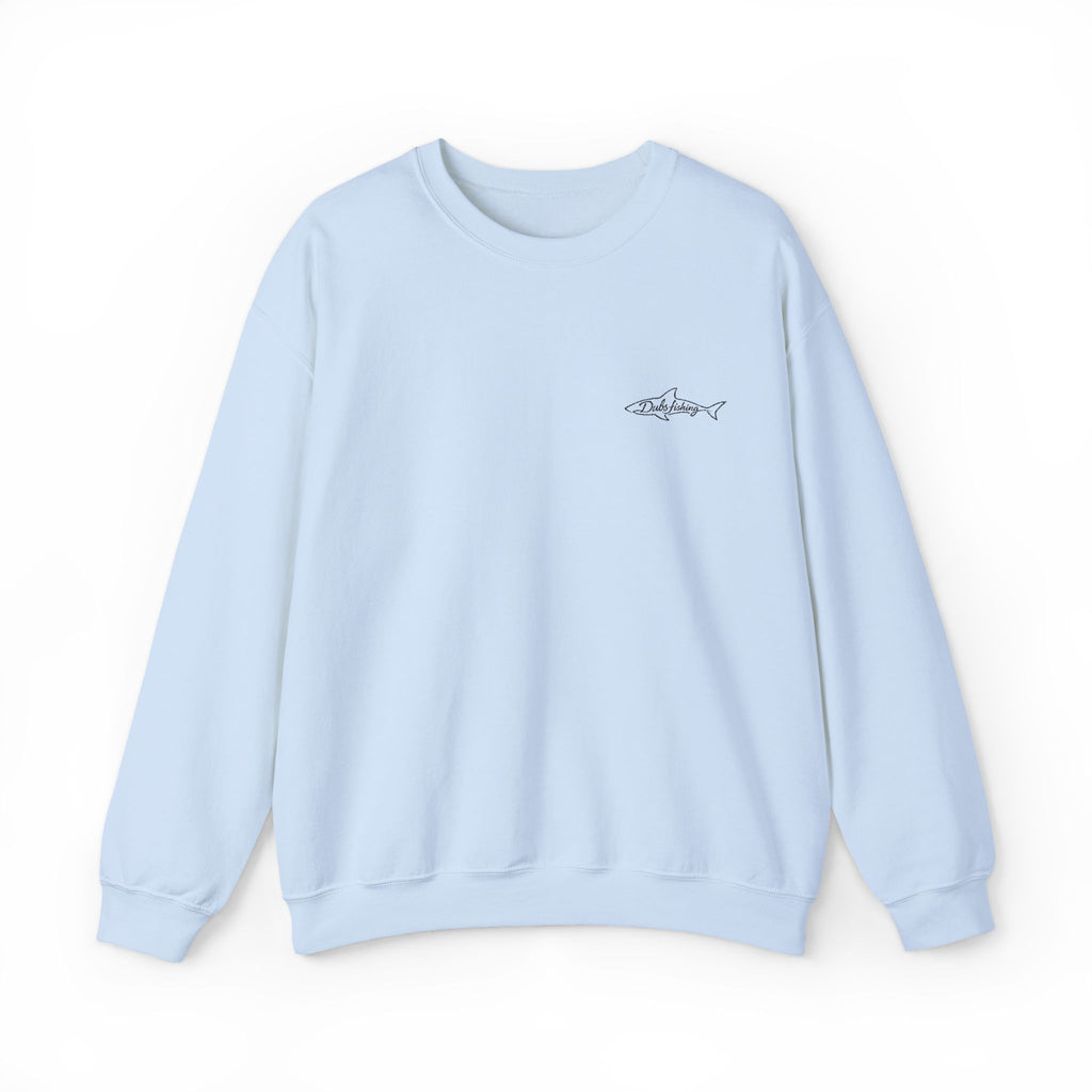 Shark Crewneck Sweatshirt | Black Embroidery
