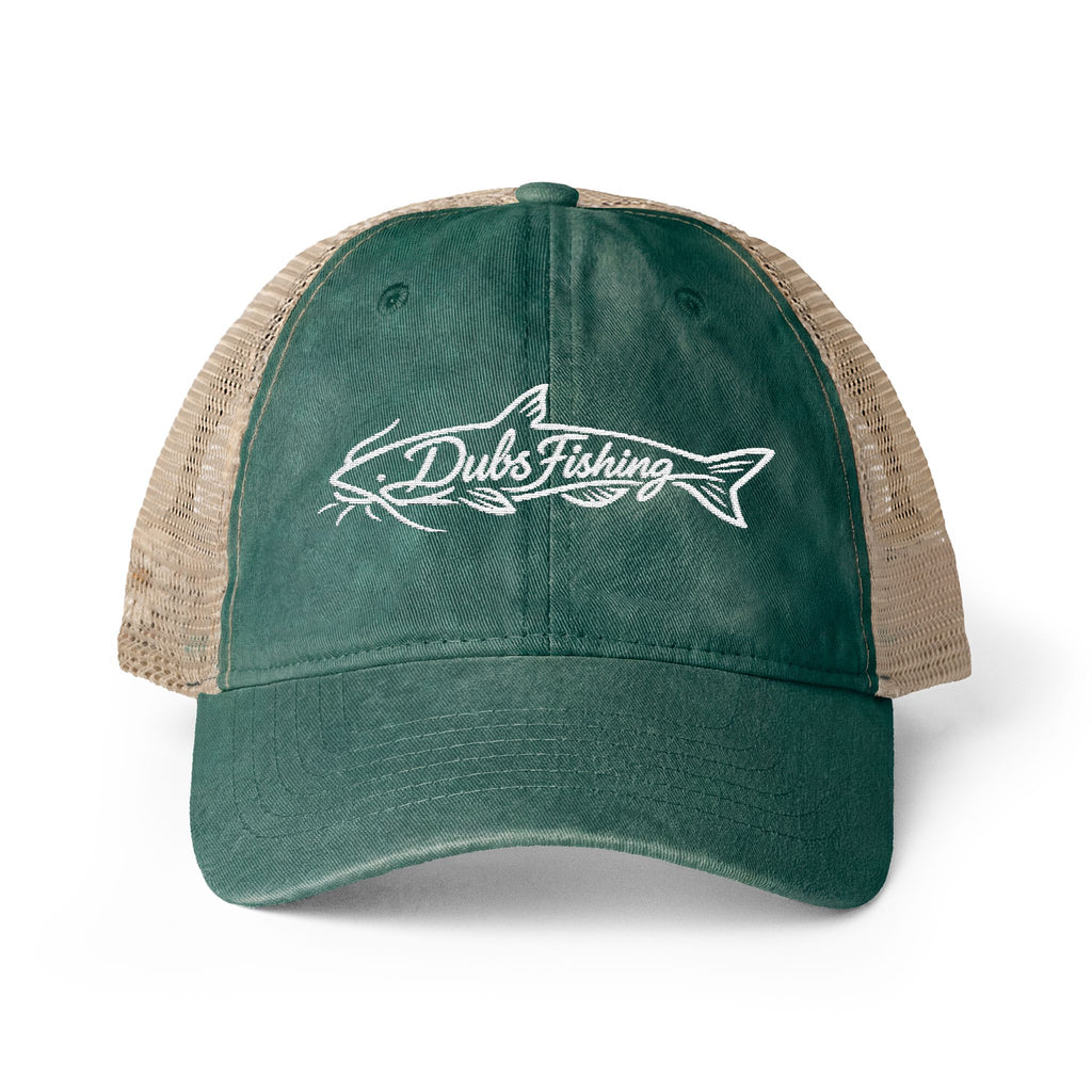 Women's Catfish Mesh-Back Cap | White Embroidery