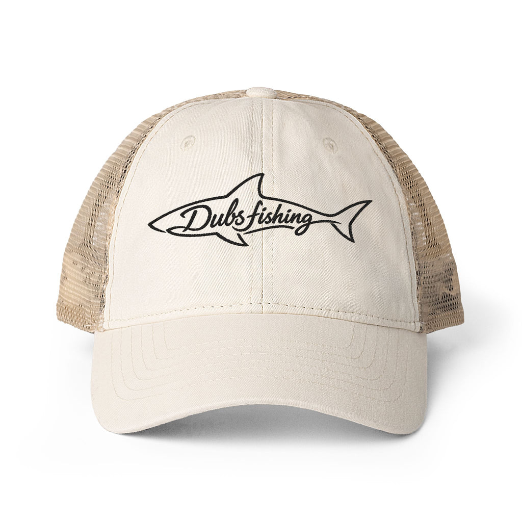 Women's Shark Mesh-Back Hat | Black Embroidery