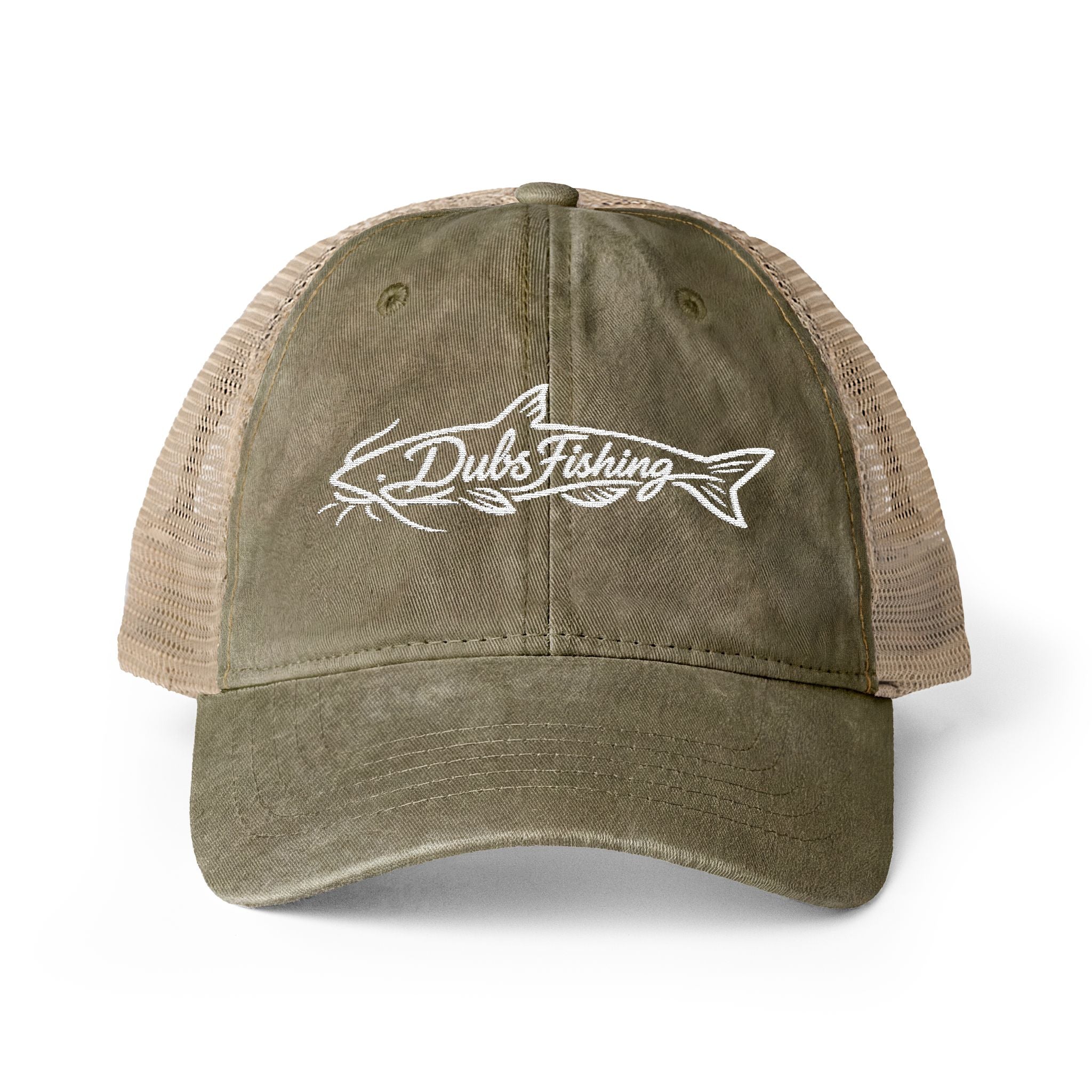 Women's Catfish Mesh-Back Cap | White Embroidery
