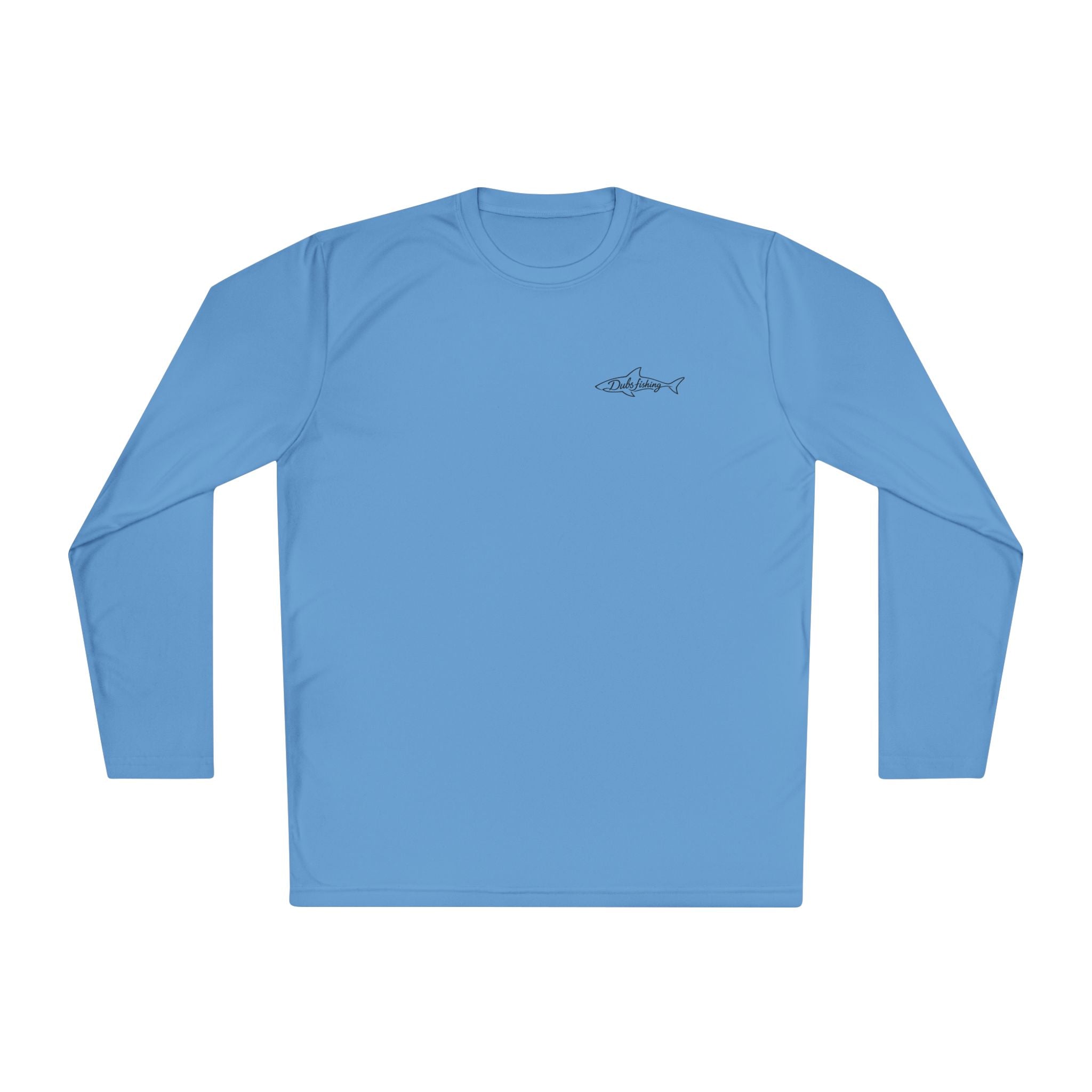 Fish More Worry Less Long Sleeve Athletic Tee